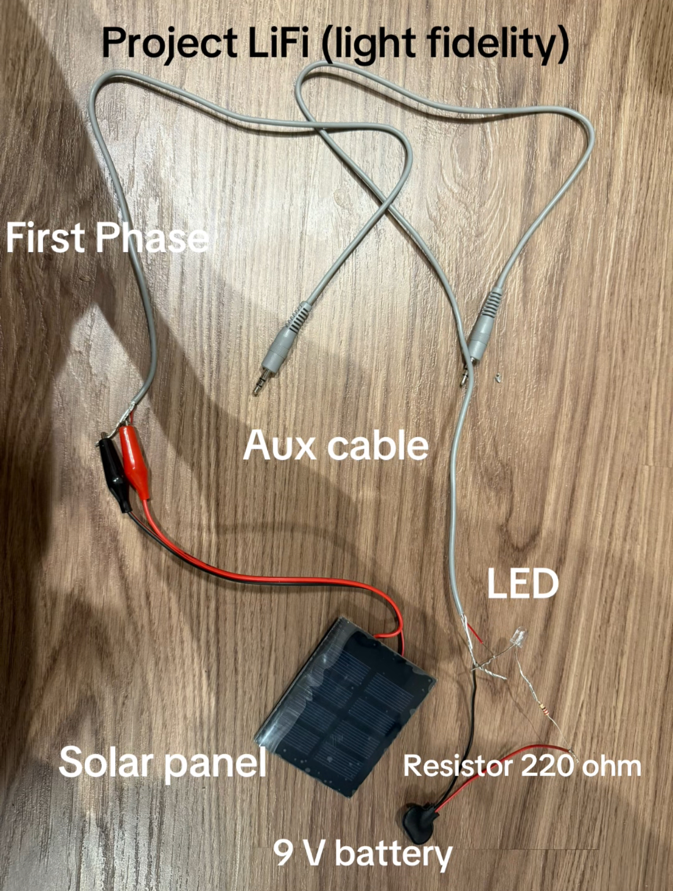 LiFi Audio Transmission